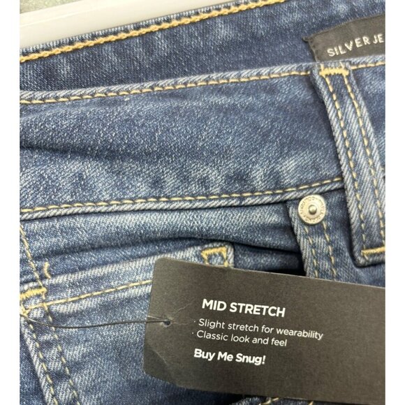 Silver Jeans Co. Suki Curvy Fit Mid Rise Bootcut Jeans Womens W27 L33 - Picture 2 of 9